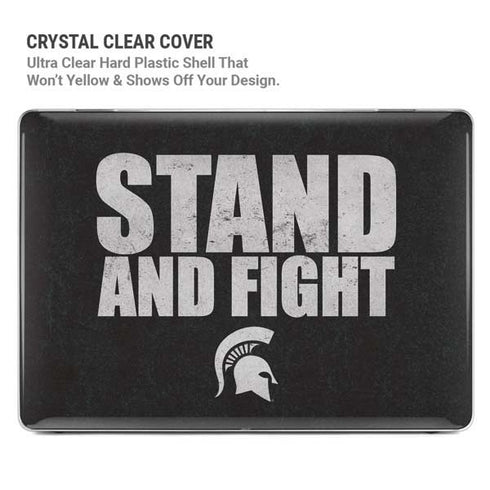 Michigan State University Stand and Fight MacBook Pro 15in (2016-19) Case plus Skin