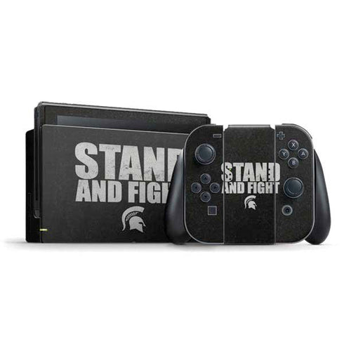Michigan State University Stand and Fight Nintendo Switch Bundle Skin