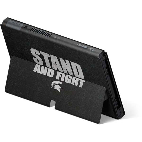 Michigan State University Stand and Fight Nintendo Switch OLED (2021) Skin