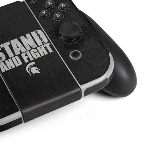 Michigan State University Stand and Fight Nintendo Switch OLED (2021) Skin