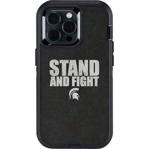 Michigan State University Stand and Fight Otterbox Defender iPhone Skin