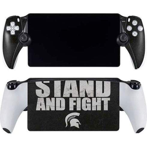 Michigan State University Stand and Fight PlayStation Portal Remote Player Skin