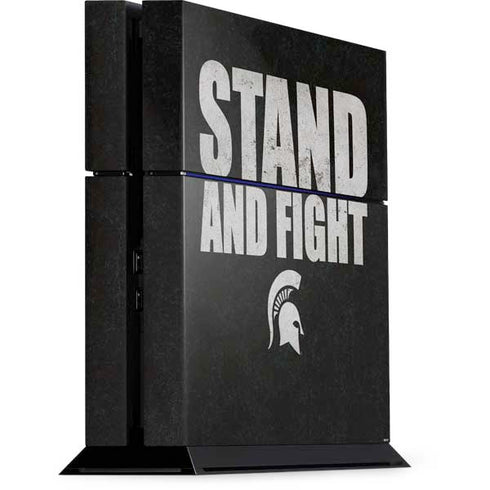 Michigan State University Stand and Fight PS4 Console Skin