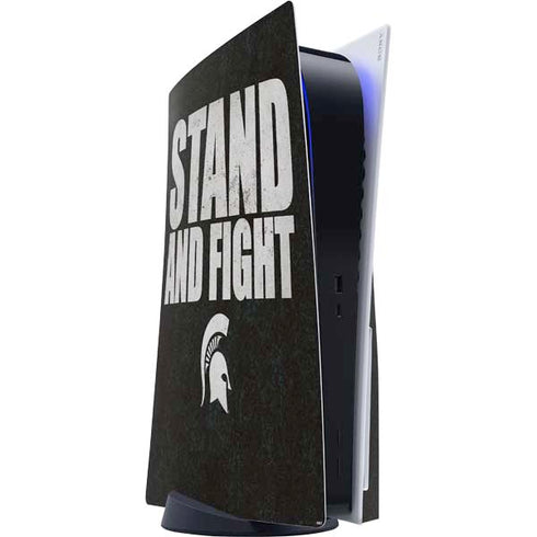 Michigan State University Stand and Fight PS5 Console Skin