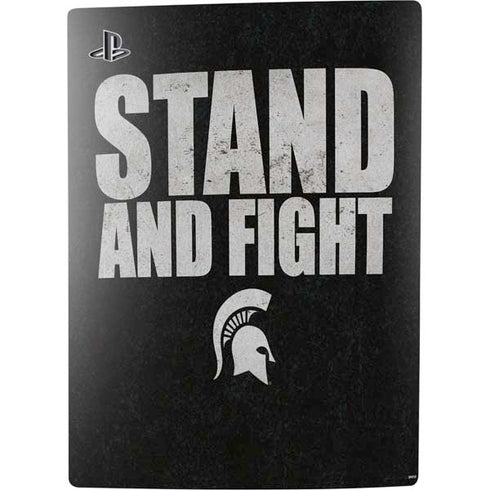 Michigan State University Stand and Fight PS5 Console Skin