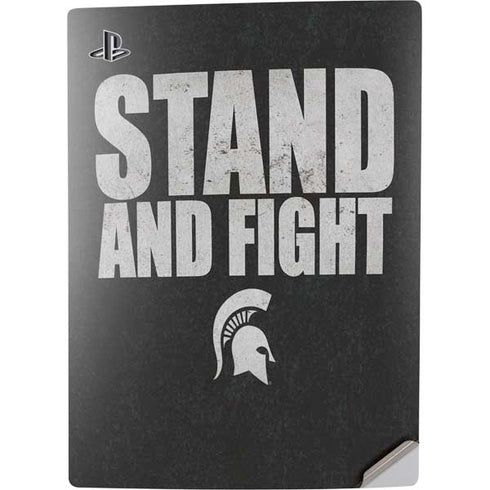 Michigan State University Stand and Fight PS5 Digital Edition Console Skin