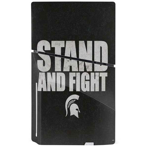 Michigan State University Stand and Fight PS5 Slim Disk Bundle Skin