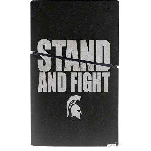 Michigan State University Stand and Fight PS5 Slim Digital Edition Bundle Skin