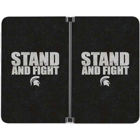 Michigan State University Stand and Fight Surface Duo Skin