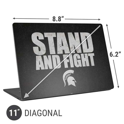 Michigan State University Stand and Fight Universal Laptop 11in (8.8 x 6.2in) Skin
