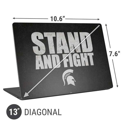 Michigan State University Stand and Fight Universal Laptop 13in (10.6 x 7.6in) Skin