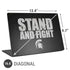 Michigan State University Stand and Fight Universal Laptop 16.6in (13.4 x 9.7in) Skin