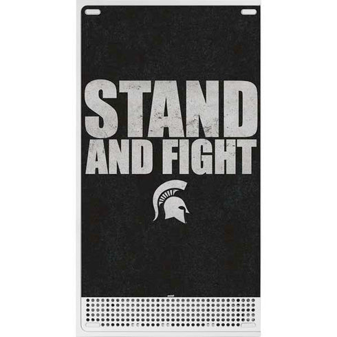 Michigan State University Stand and Fight Xbox Series S Console Skin