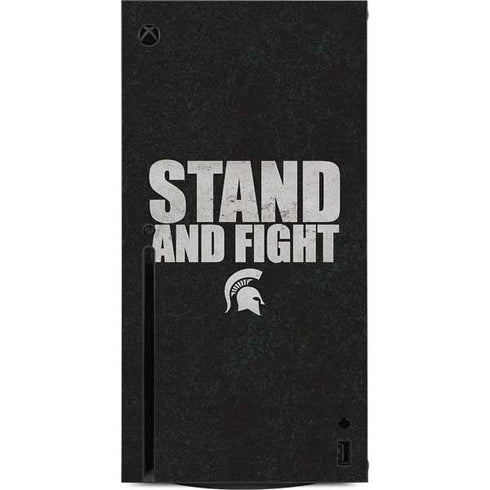 Michigan State University Stand and Fight Xbox Series X Console Skin