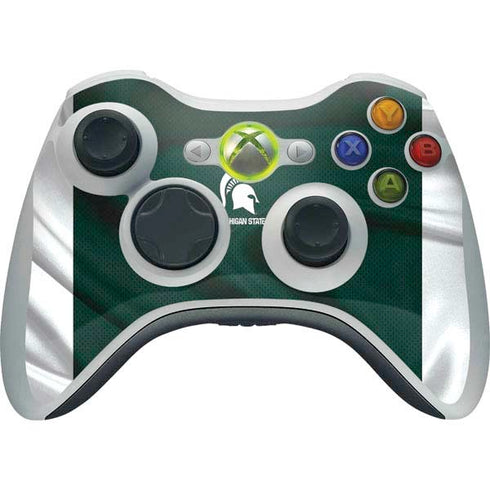 Michigan State University Away Grey Jersey Xbox 360 Wireless Controller Skin