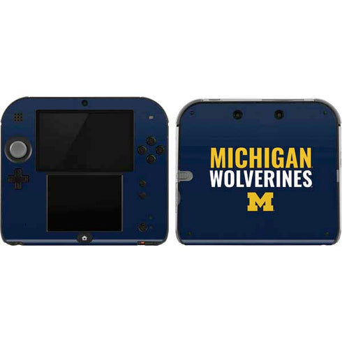Michigan Wolverines M Nintendo 2DS Skin