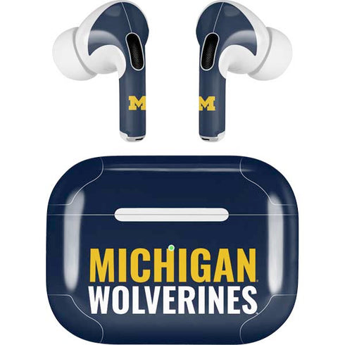 University of Michigan Wolverines M Apple AirPods Pro Skin