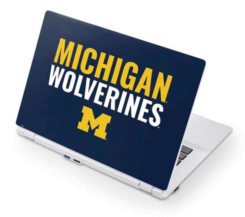 Michigan Wolverines M Chromebook 13.3in (CB5-311P-T9AB) Skin