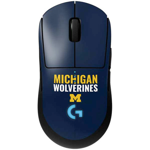 University of Michigan Wolverines M G Pro Wireless Gaming Mouse Skin