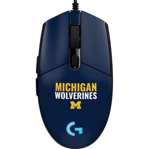 University of Michigan Wolverines M G203 Prodigy RGB Wired Gaming Mouse Skin