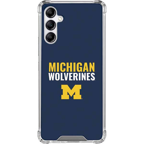 University of Michigan Wolverines M Galaxy A15 5G Clear Case
