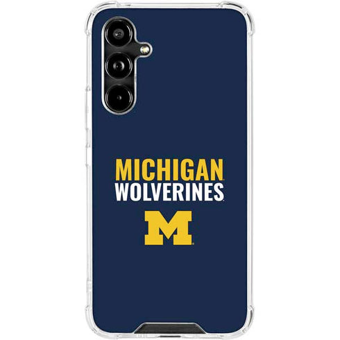 University of Michigan Wolverines M Galaxy A54 5G Clear Case