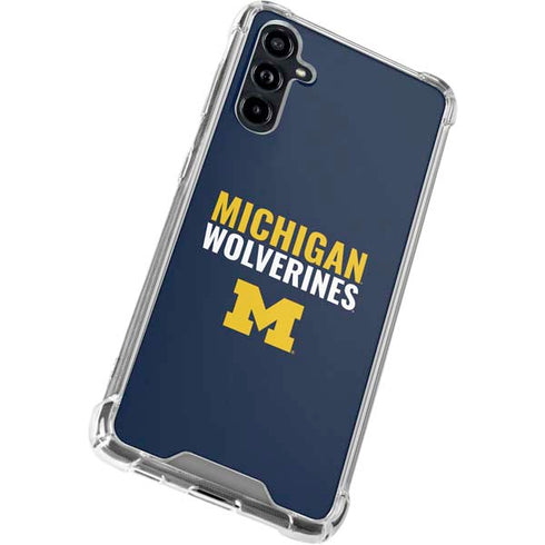 University of Michigan Wolverines M Galaxy A54 5G Clear Case