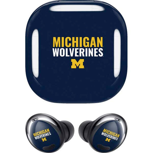 University of Michigan Wolverines M Galaxy Buds Pro Skin