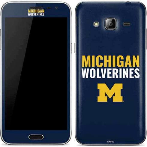 Michigan Wolverines M Galaxy J3 Skin