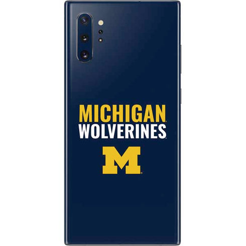 University of Michigan Wolverines M Galaxy Note 10 Plus Skin