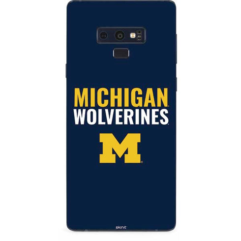 University of Michigan Wolverines M Galaxy Note 9 Skin