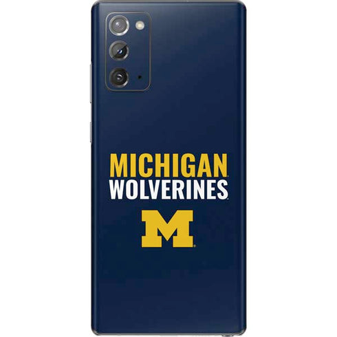 University of Michigan Wolverines M Galaxy Note20 5G Skin