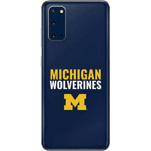 University of Michigan Wolverines M Galaxy S20 Skin