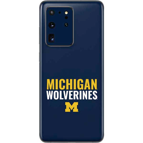 University of Michigan Wolverines M Galaxy S20 Ultra 5G Skin
