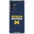 University of Michigan Wolverines M Galaxy S23 FE Clear Case