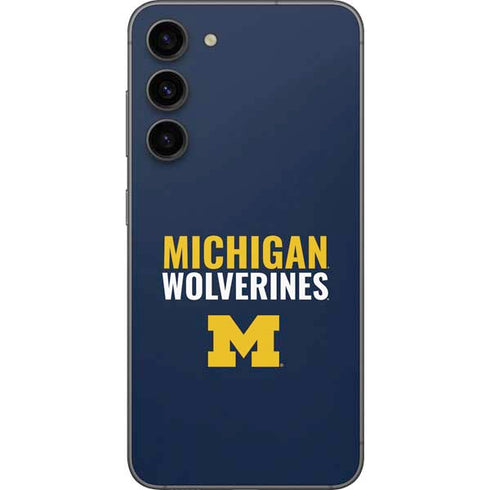 University of Michigan Wolverines M Galaxy S23 Plus Skin