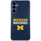 University of Michigan Wolverines M Galaxy S24 Clear Case