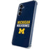 University of Michigan Wolverines M Galaxy S24 Clear Case