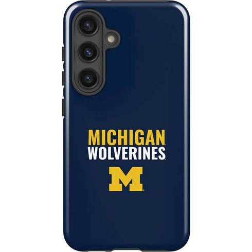University of Michigan Wolverines M Galaxy S24 Impact Case