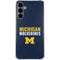 University of Michigan Wolverines M Galaxy S24 Plus Clear Case