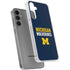 University of Michigan Wolverines M Galaxy S24 Plus Clear Case