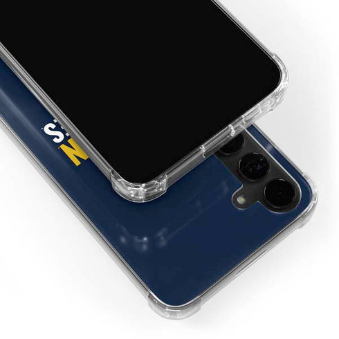 University of Michigan Wolverines M Galaxy S24 Plus Clear Case