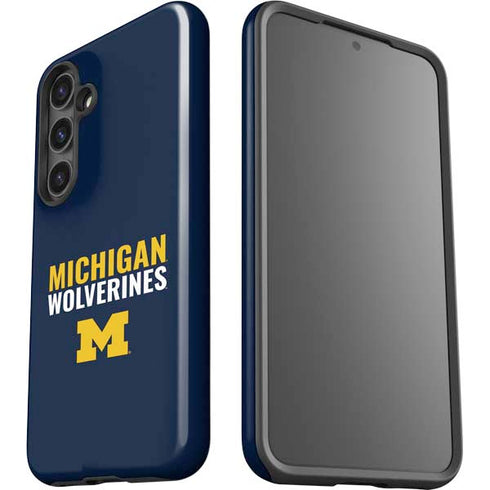 University of Michigan Wolverines M Galaxy S24 Plus Impact Case