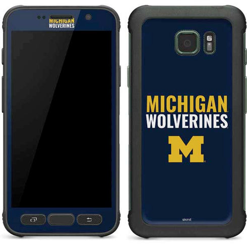 Michigan Wolverines M Galaxy S7 Active Skin