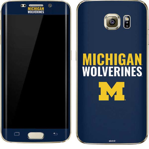 Michigan Wolverines M Galaxy S7 Edge Skin