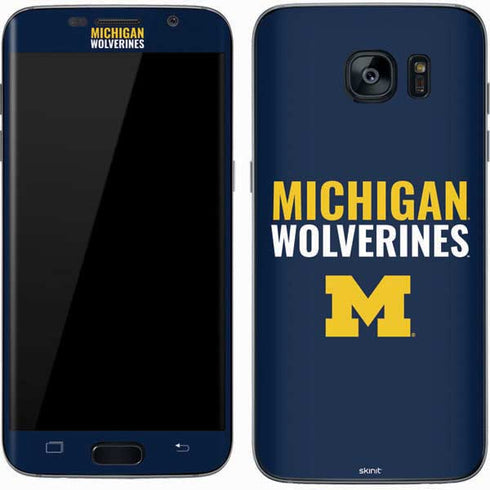 Michigan Wolverines M Galaxy S7 Skin