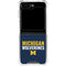 University of Michigan Wolverines M Galaxy Z Flip5 5G Clear Case