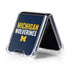 University of Michigan Wolverines M Galaxy Z Flip5 5G Clear Case