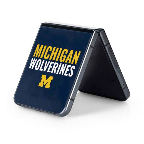 University of Michigan Wolverines M Galaxy Z Flip5 5G Skin