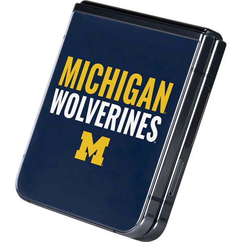 University of Michigan Wolverines M Galaxy Z Flip5 5G Skin